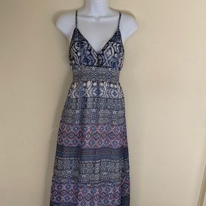 Maxi Dress V-Neck, Sleeveless Size S